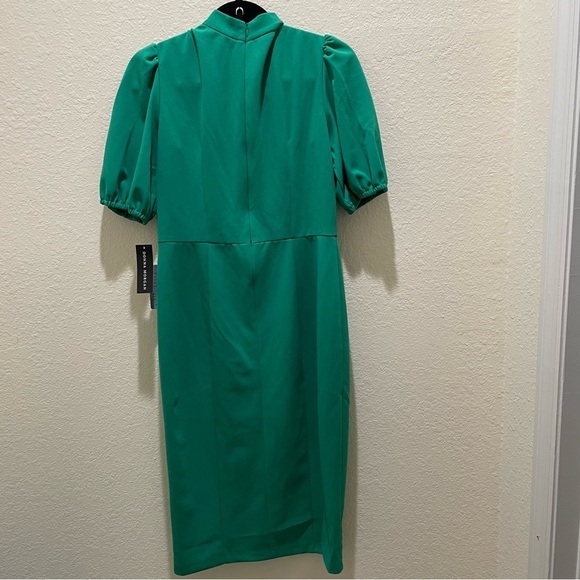NWT Donna Morgan twist tie dress in bright jade work office business size 8 - Picture 10 of 10